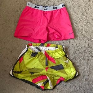 Dri Fit Nike running  shorts size Large kids